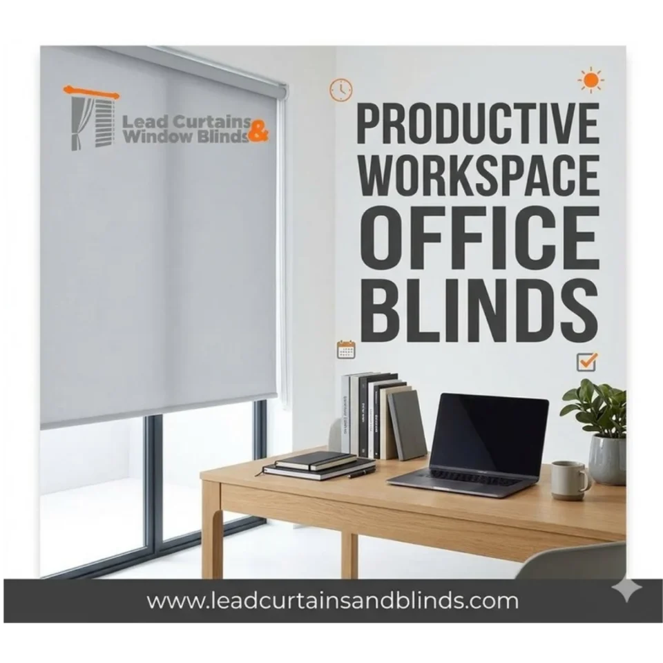 productive workspace office blinds